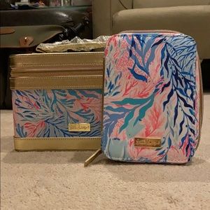 Lilly Pulitzer travel makeup case